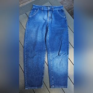 MAVI Laura high rise pleated baggy jeans